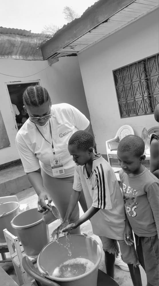Atelier hygiène à l'orphelinat Good Shepherd